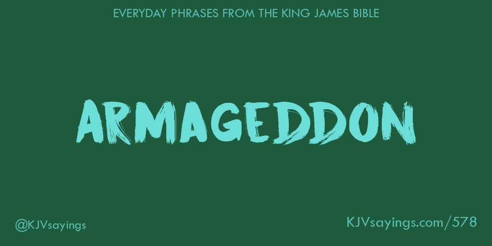 &ldquo;Armageddon&rdquo;