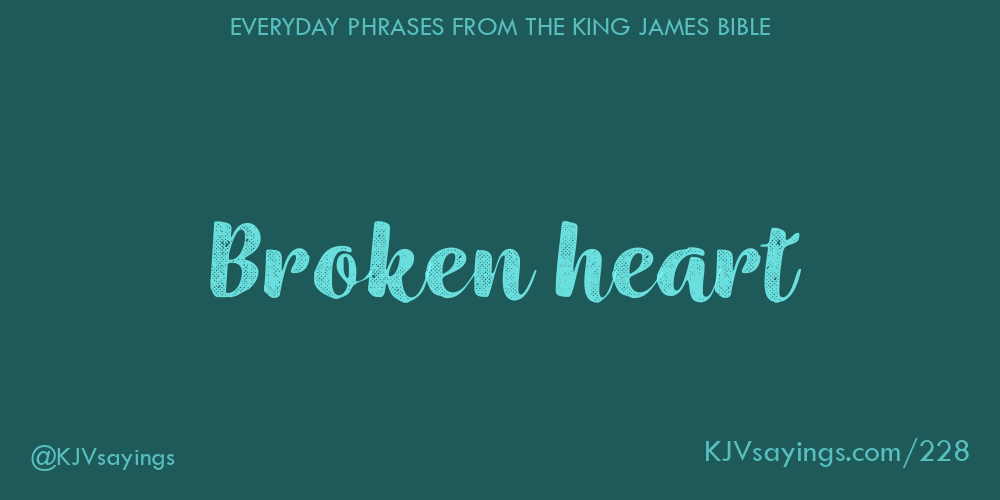 &ldquo;Broken heart&rdquo;