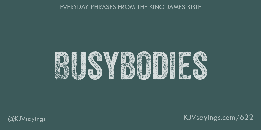 &ldquo;Busybodies&rdquo;