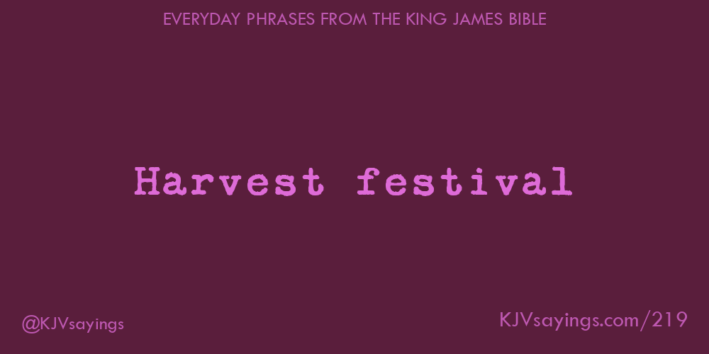 “Harvest festival”