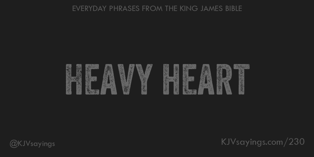 &ldquo;Heavy heart&rdquo;