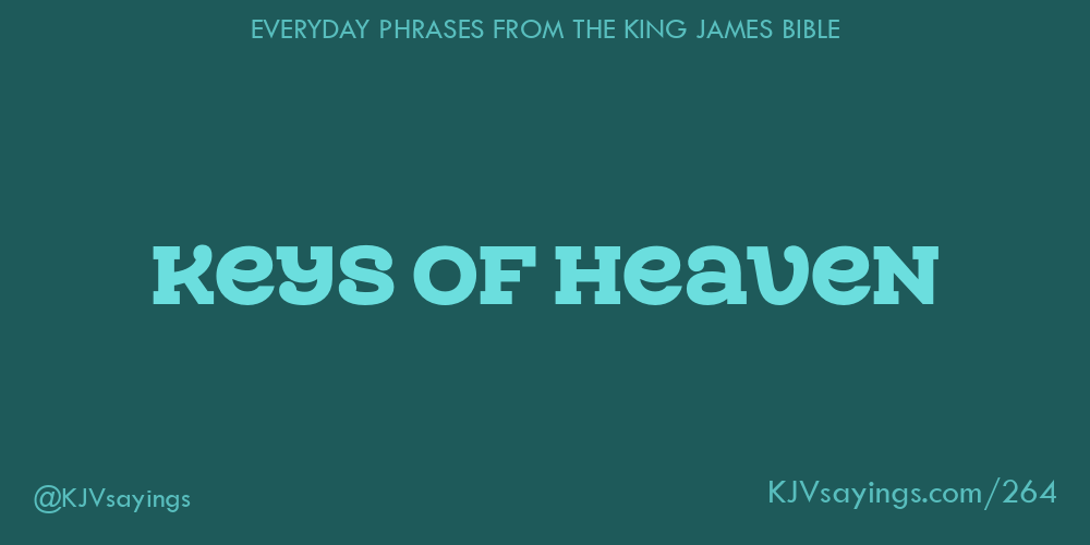 &ldquo;Keys of heaven&rdquo;