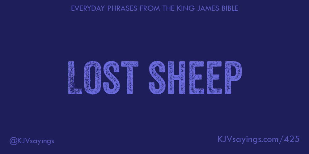“Lost sheep”
