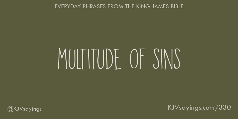 &ldquo;Multitude of sins&rdquo;