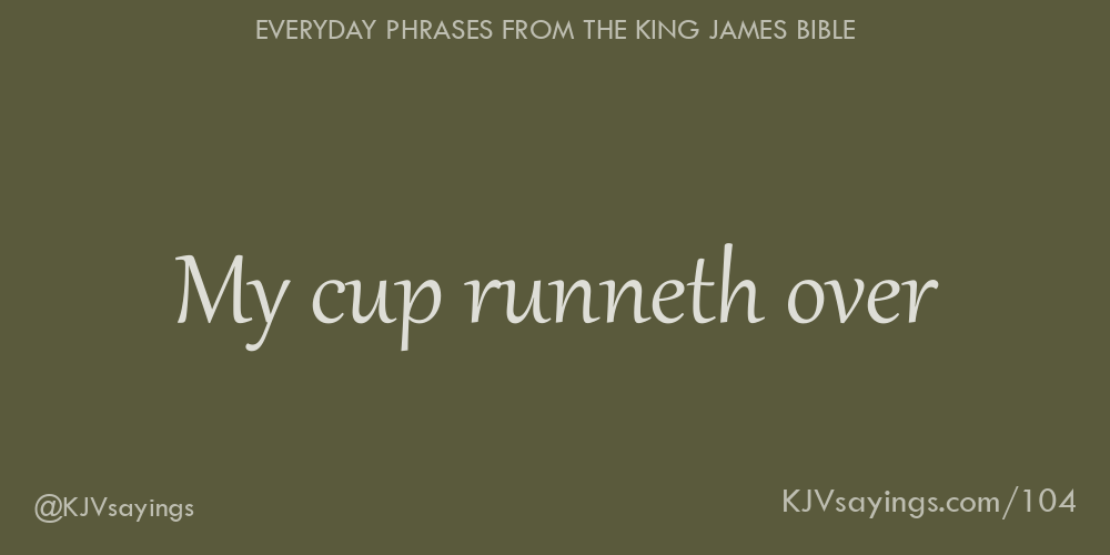 What Does My Cup Mean In The Bible at Ana Burson blog