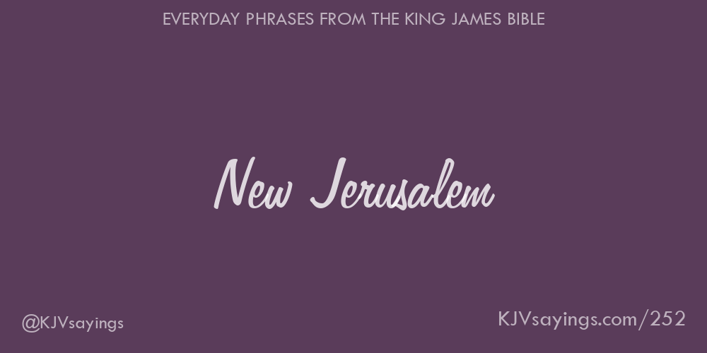 “New Jerusalem”