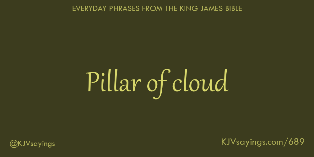 “Pillar of cloud”