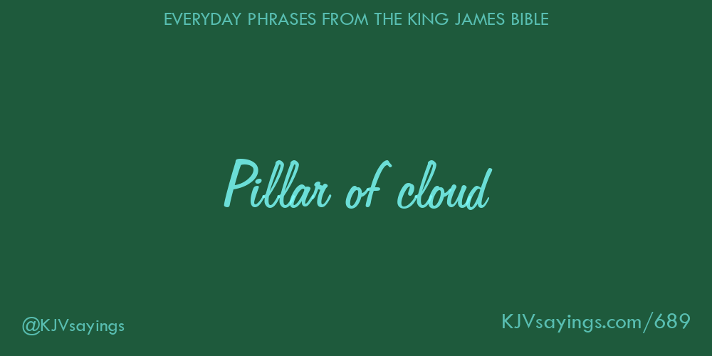 “Pillar of cloud”
