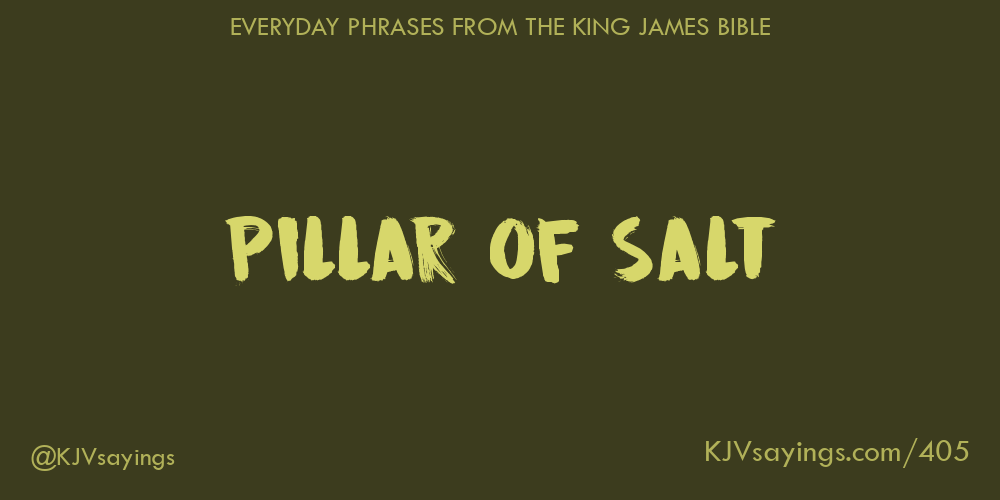 “Pillar of Salt”