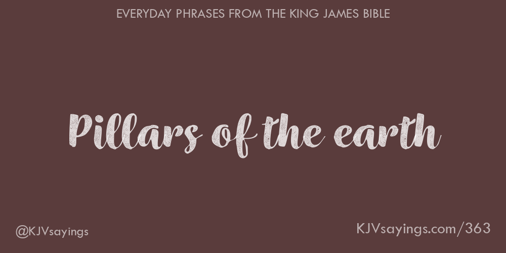 Pillars Of Earth Bible at Eddie Roach blog