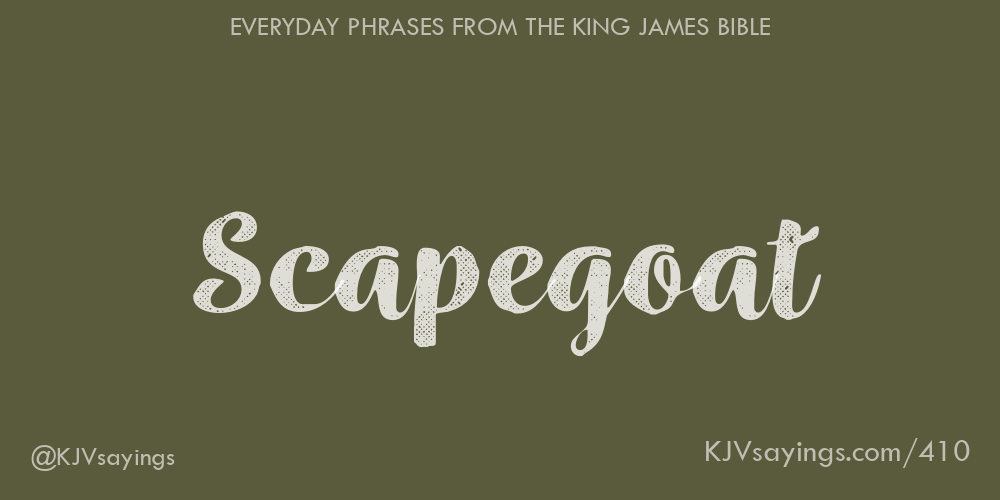 &ldquo;Scapegoat&rdquo;