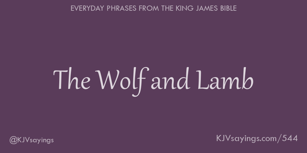 “The Wolf and Lamb”