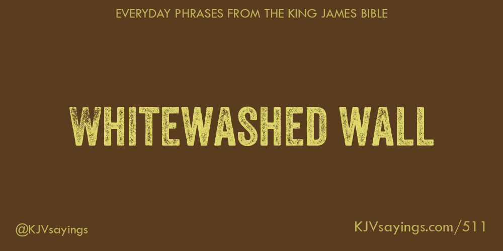 “Whitewashed wall”